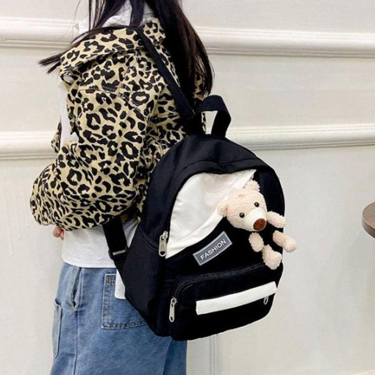 신학기 백팩 여성 인기 책가방 패션 귀여운 검정 가방