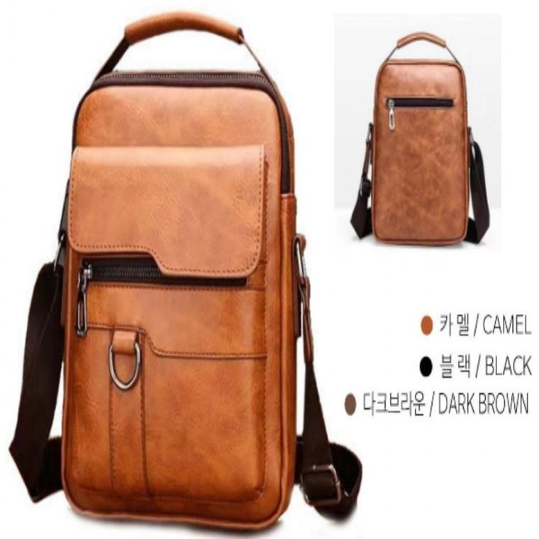 어깨스트랩 남자 레더 출근가방 회사가방 크로스백