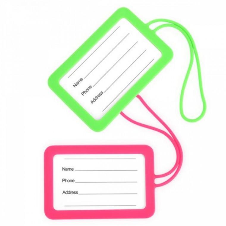 국산 실리콘 여행용 캐리어 가방 네임택 일체형