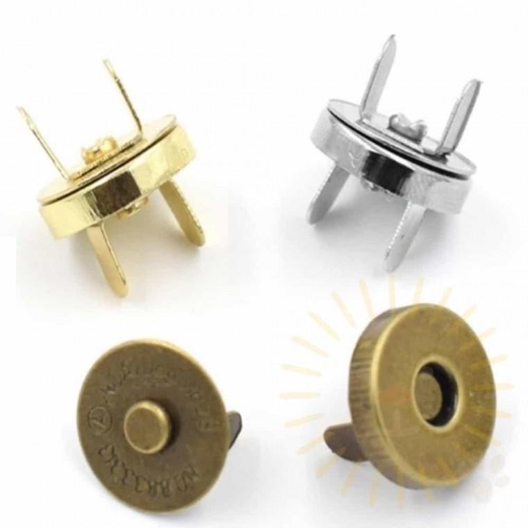 단추 핸드백마그넷버클 자석 14mm 가방 똑딱이 버클 공예 가방버클