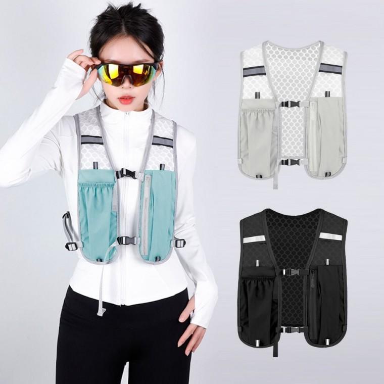 트레일 런닝조끼 솔리드메쉬경량러닝조끼가방 조깅 런닝백팩 조깅가방