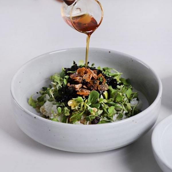 진 고백자 국산도자기 비빔기 22.5cm