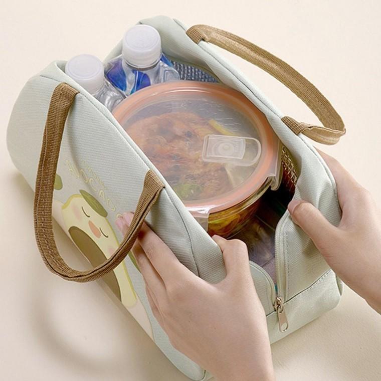 보온 도시락 직장인 수능 보냉 런치백 가방 그린 보온도시락가방