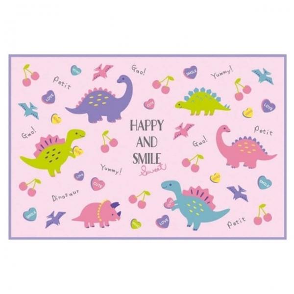 다이노사우르스 해피 접이식 휴대용 돗자리 90x60cm