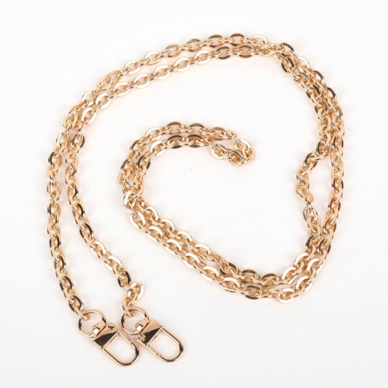 부자재 가방끈 체인 스트랩 가방끈스트랩 끈수선 골드 120cm