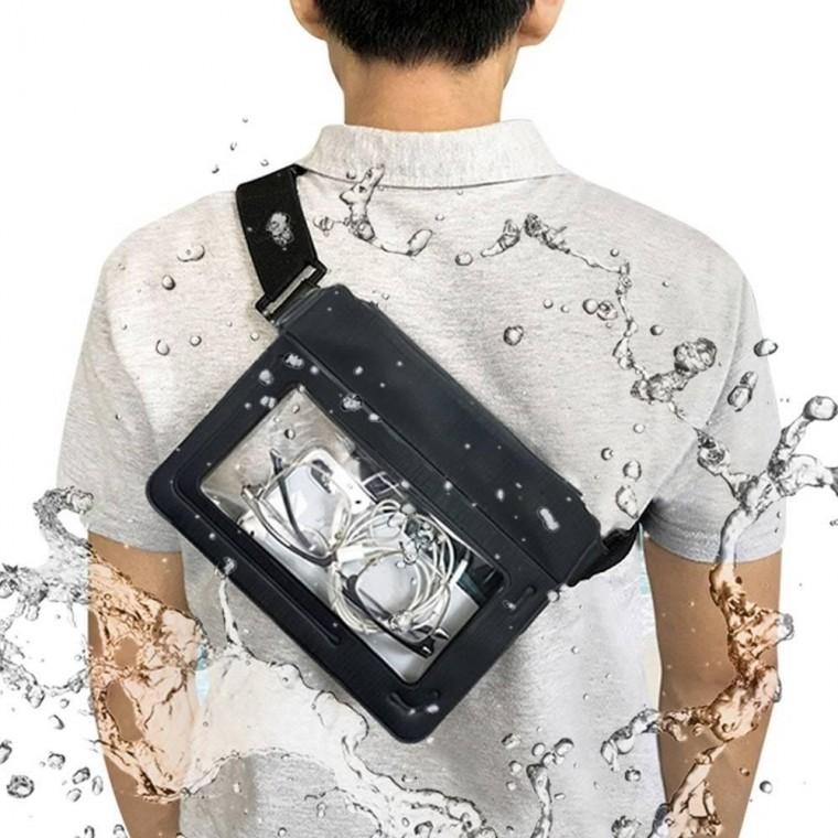 대형 잔솔 힙색 핸드폰 크로스백 가방 방수팩 워터밤