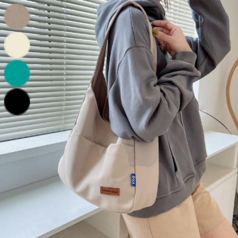 가방 숄더백 어깨가 편한 캔버스 호보백 데일리