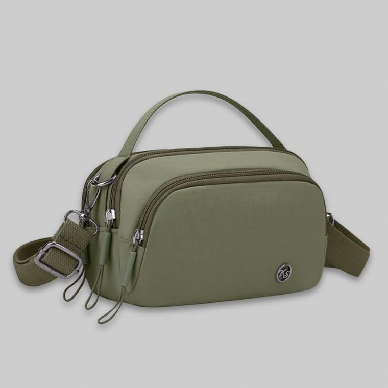 백 크로스 카키 여행 여자 가방 미니 가벼운 폰 데일리크로스백