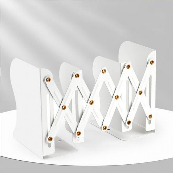 길이조절 철재 자바라 책 꽂이 정리함 칸막이 책선반