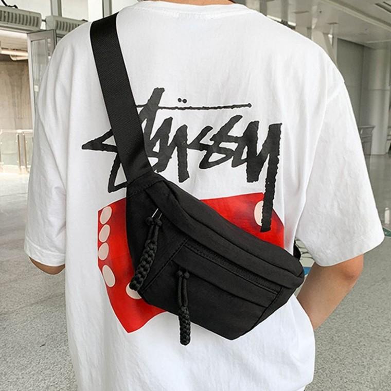 허리 소지품 가방 블랙 핸드폰 크로스 여행 힙색 남자힙색 허리가