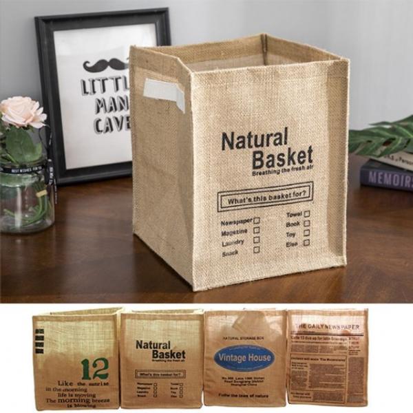 키밍 패브릭 빨래통 수거함 소품 정리함 다용도