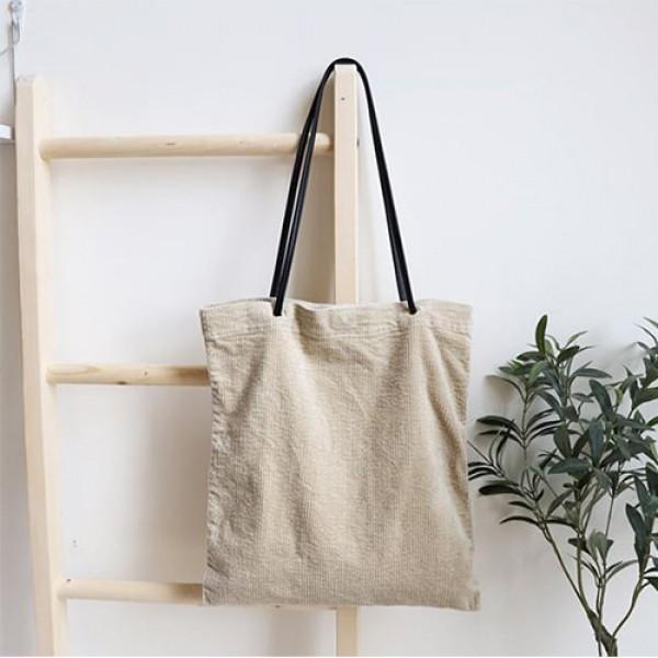 HL] 토트백 골덴 심플 손가방 크로스백 캔버스백