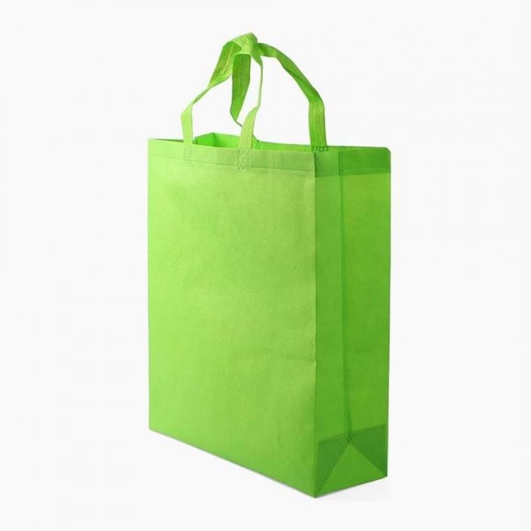 간편 휴대 부직포 다용도 가방(그린) (34x40.5cm)