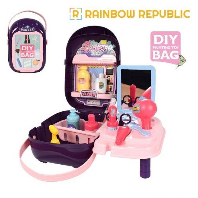 DIY 헤어샵 창의력 미용놀이 가방