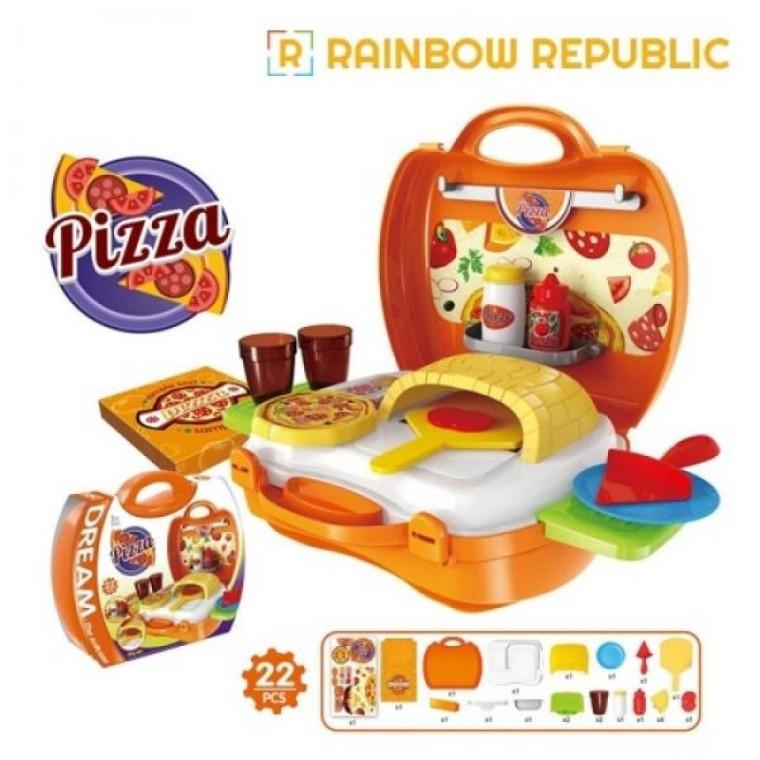 드림 피자놀이 교육용 가방세트 22pcs