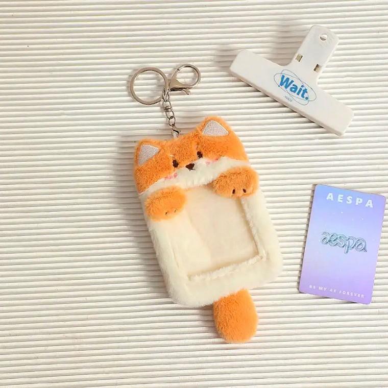 귀여운 디자인 아이돌 포토카드슬리브 열쇠키링 가방꾸미기 장식