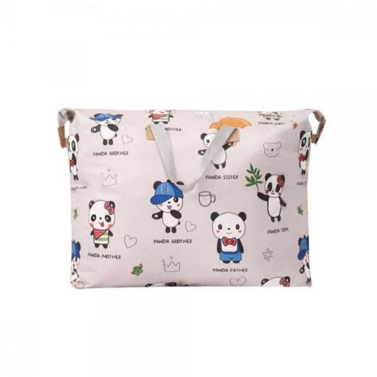 팬더 이불 수납가방 (중)70x45