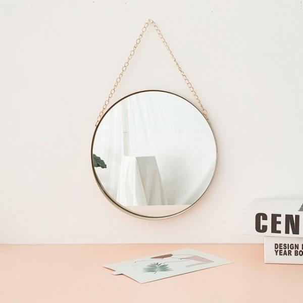 클래식 골드 체인 스트랩 거울