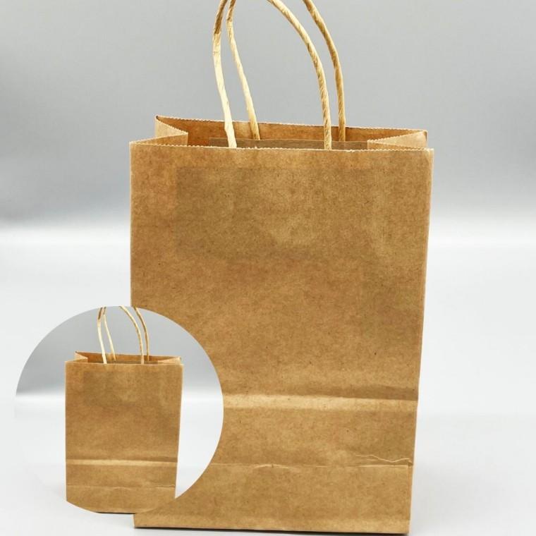 종이가방 중 27x21 카페쇼핑백 매장쇼핑백 크라프트쇼핑백