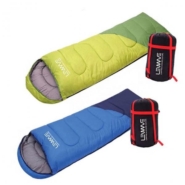 후드 스타일 트윈지퍼 가벼운 이불형 캠핑 차박 침낭