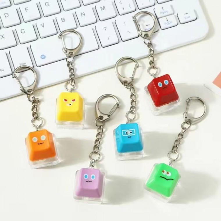 홍대온니-귀여운 키보드키링 키캡 딸깍이 고리 스위치 굿즈 키홀더 가방꾸미기 스트레스해소