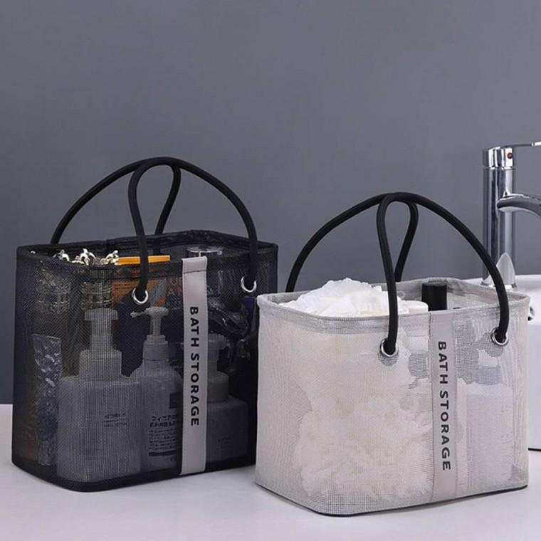 목욕 가방 메쉬백 수영 물놀이 수영장 비치 망사