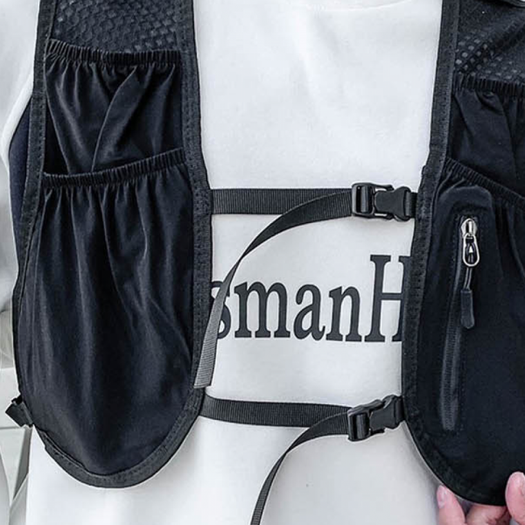 등산 마라톤 다용도 넉넉한 수납 조끼 러닝 가방