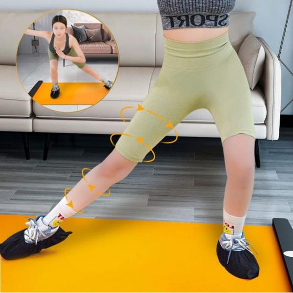 슬라이드보드 유산소 실내스케이트 매트 덧신증정