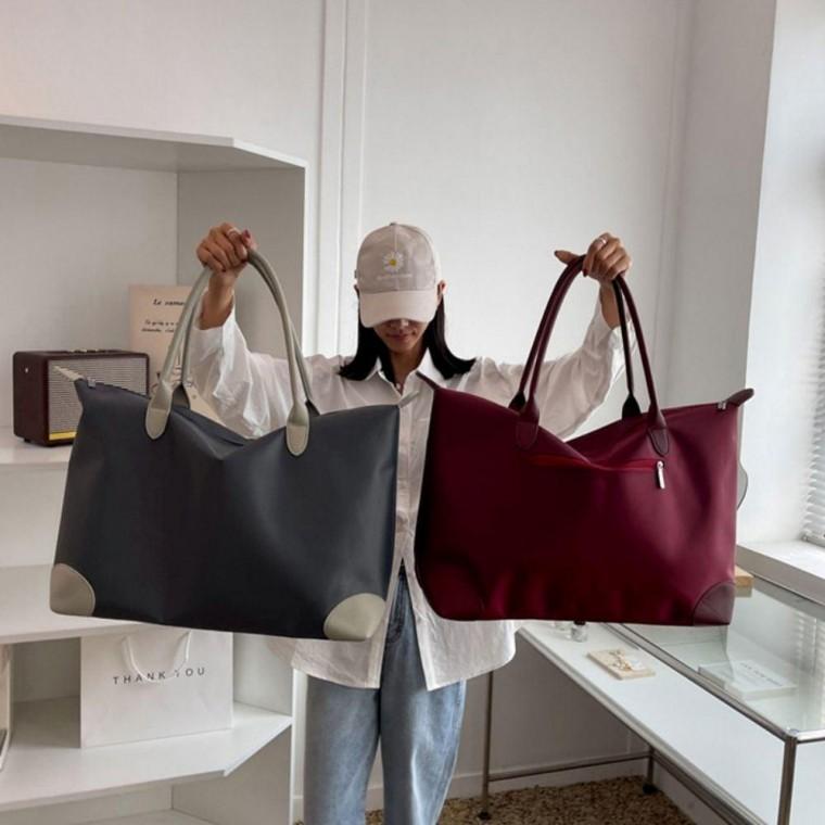 3컬러 대용량 수납 빅사이즈 캐주얼 여행가방 숄더백