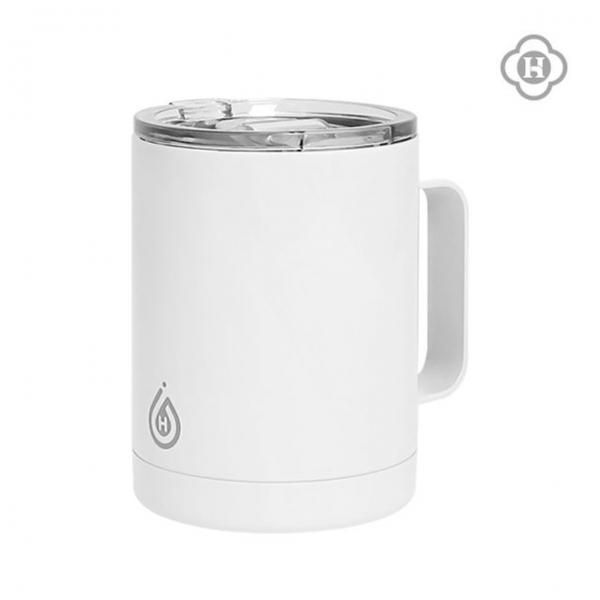 카페 오피스 화이트스텐 슬라이드락 머그텀블러 350ml