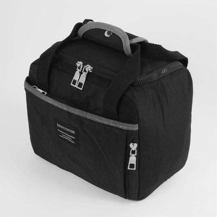 알루미늄 필름 보온보냉 아이스백 7L 블랙 아이스가방