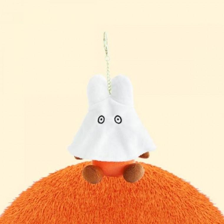 유령 미피 가방고리 인형 15cm 브라운