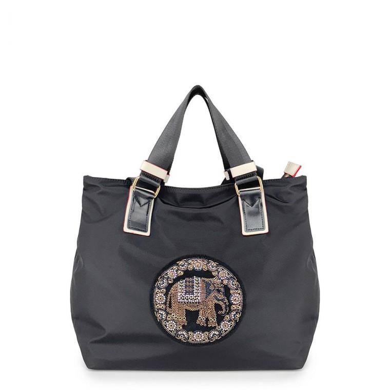 캐주얼 큐빅 코끼리 빅 토트 숄더백 데일리 가방