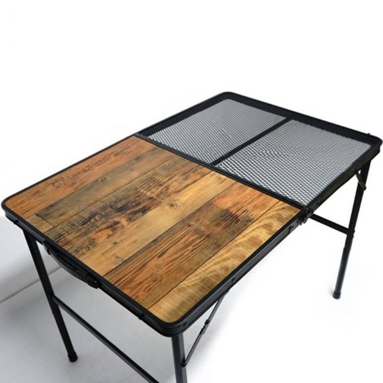 ch아이언메쉬 알루미늄 데일리 캠핑테이블7095전용가방포함