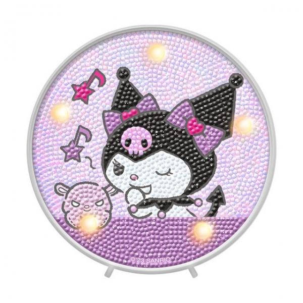 DIY 보석십자수 오로라 무드등  일상