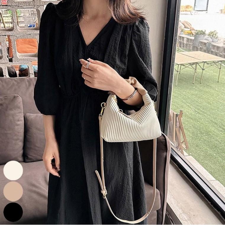 토트백 미니 실용성 손가방 멀티 레더 셔링 크로스백