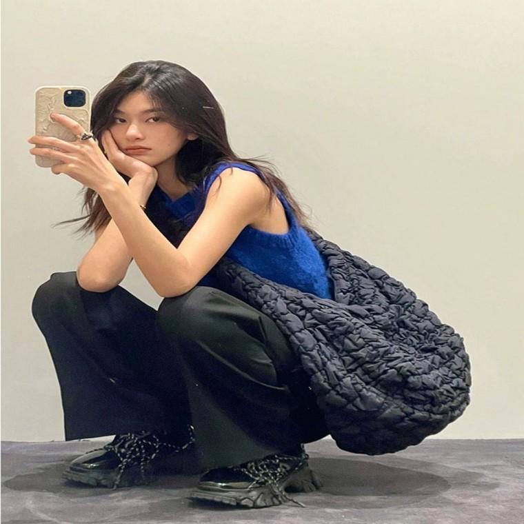 보부상 크로스백 빅사이즈 퀼팅백 숄더백 가방 구름