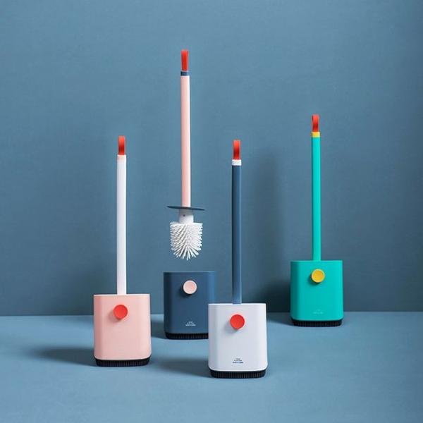 무타공 벽걸이 실리콘 화장실 욕실 변기솔