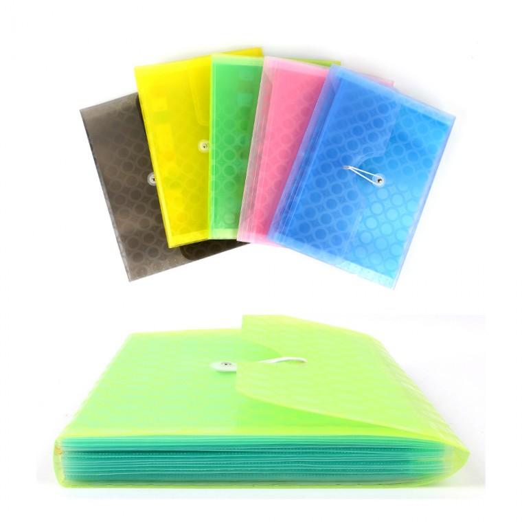 반투명 화일 케이스 칸분리 안전고리 A4 파일 가방