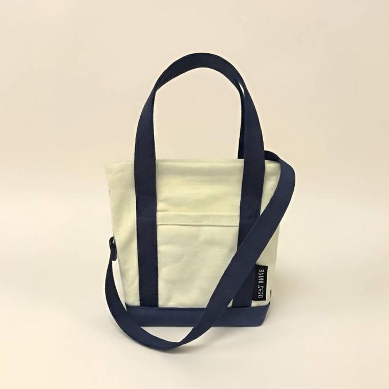 미니 가방 배색 캔버스백 모이플