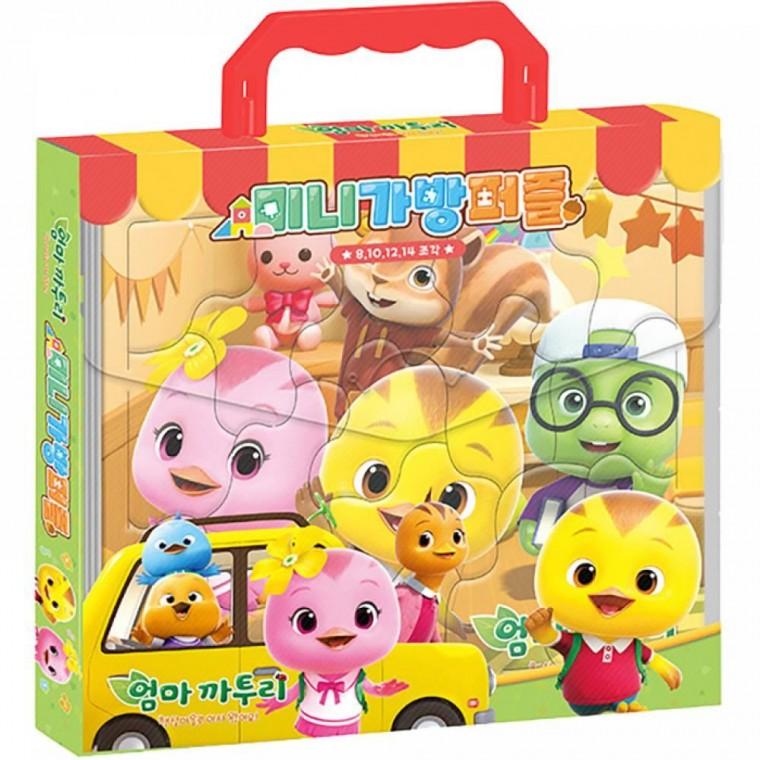 가방퍼즐 판퍼즐 세트 12 4종 시즌6 10 8 14조각 엄마까투리