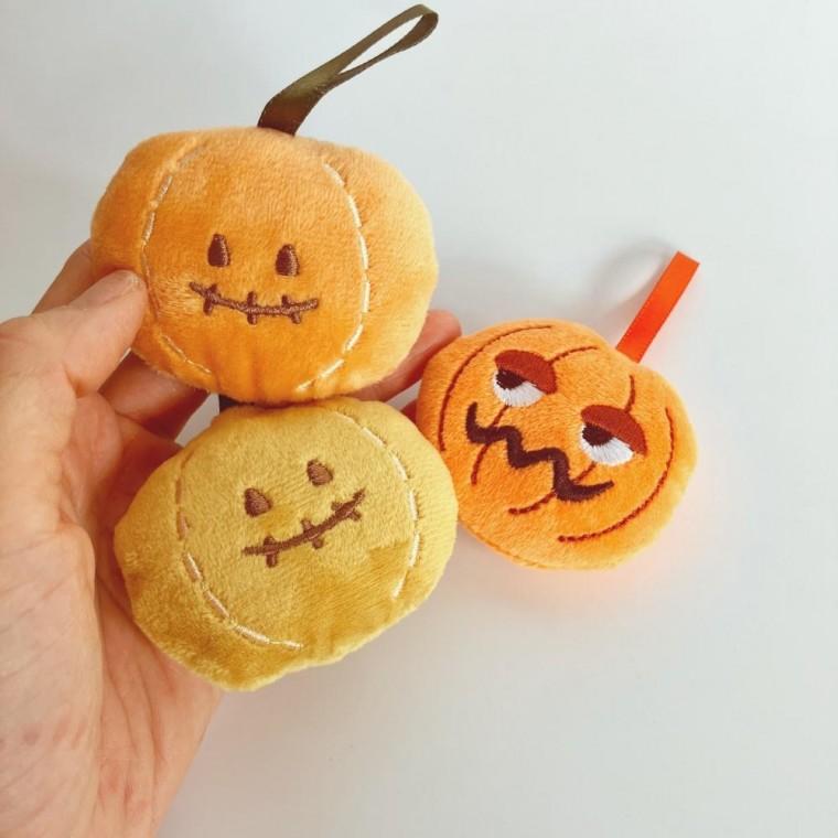 할로윈 패브릭 잭오랜턴 인형키링 가방3종