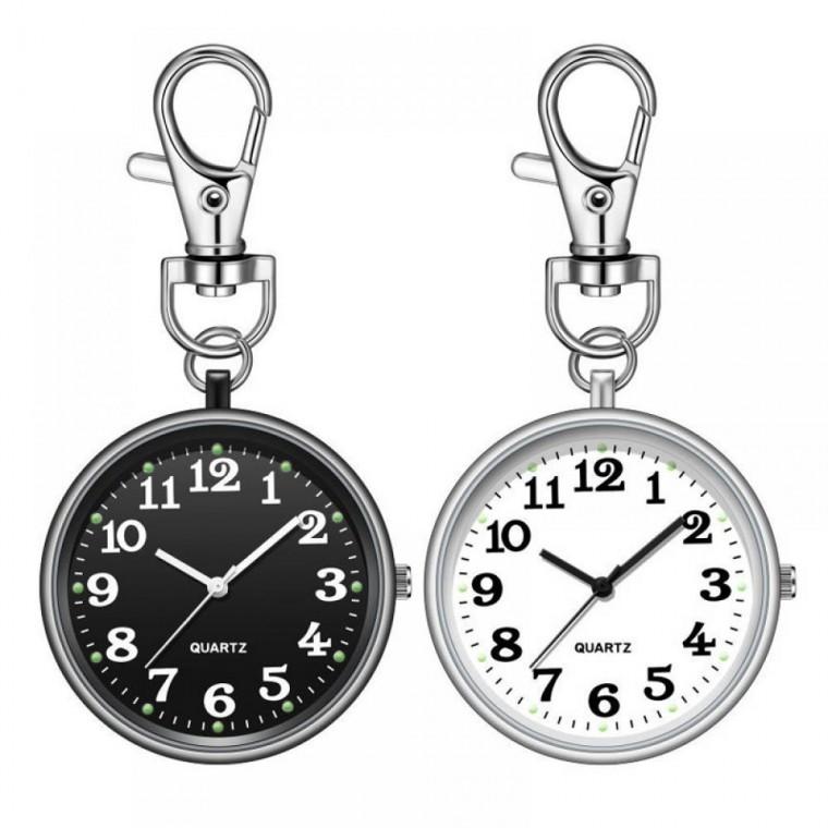 아날로그 원형 시계 키링 가방 열쇠고리 DD-13352