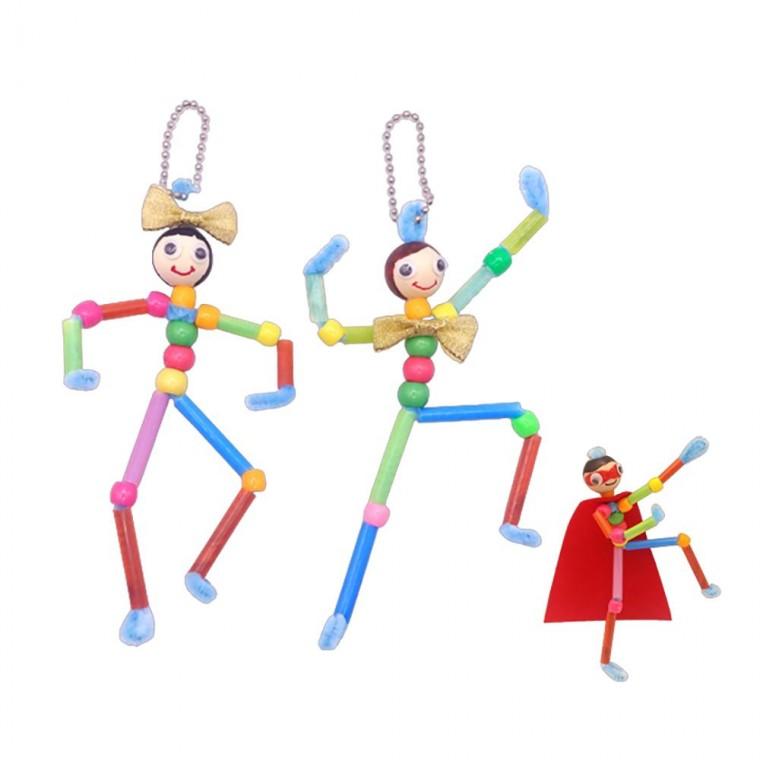 모루 관절인형 가방고리 diy 신학기 친구