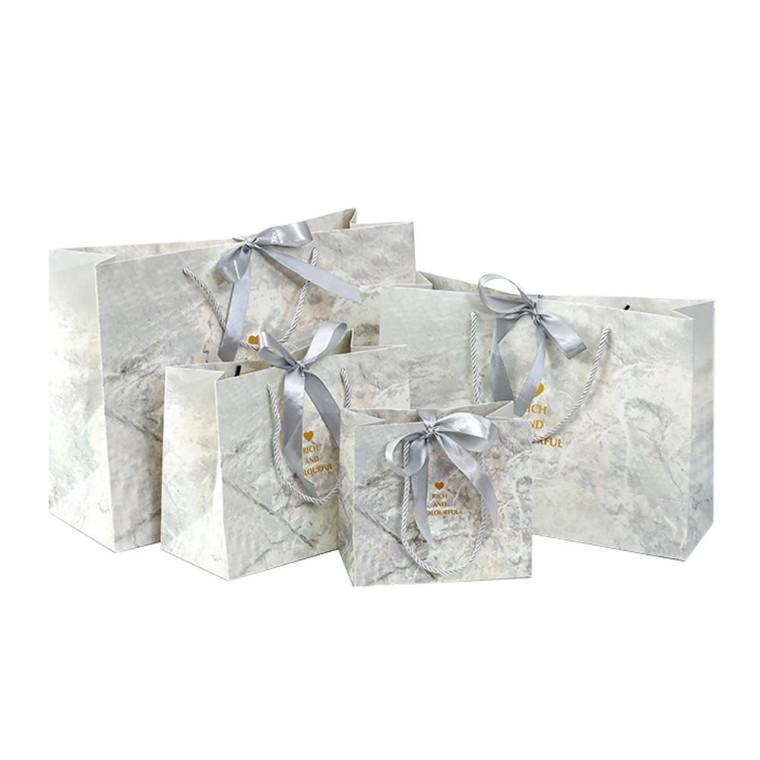 다름 레터링 코팅 종이가방 대형 5매 / 튼튼한 고급