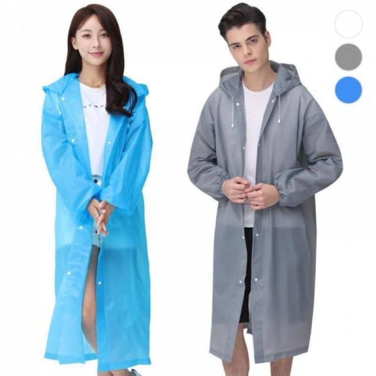 남여공용 EVA레인코트 장마대비 가방에쏙 다회용우비