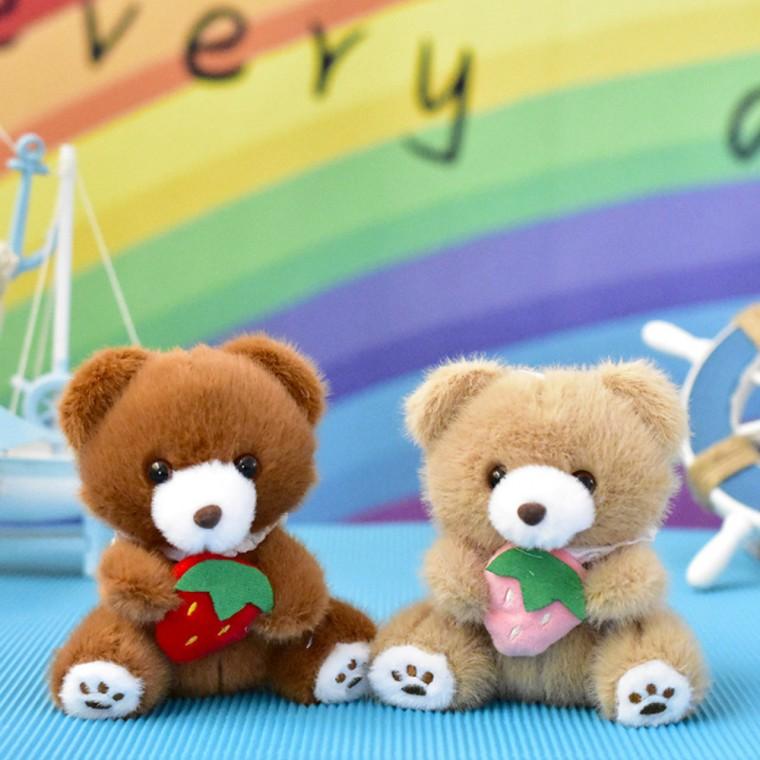 큐트 포인트 키링 곰돌이 과일 가방 장식 키홀더