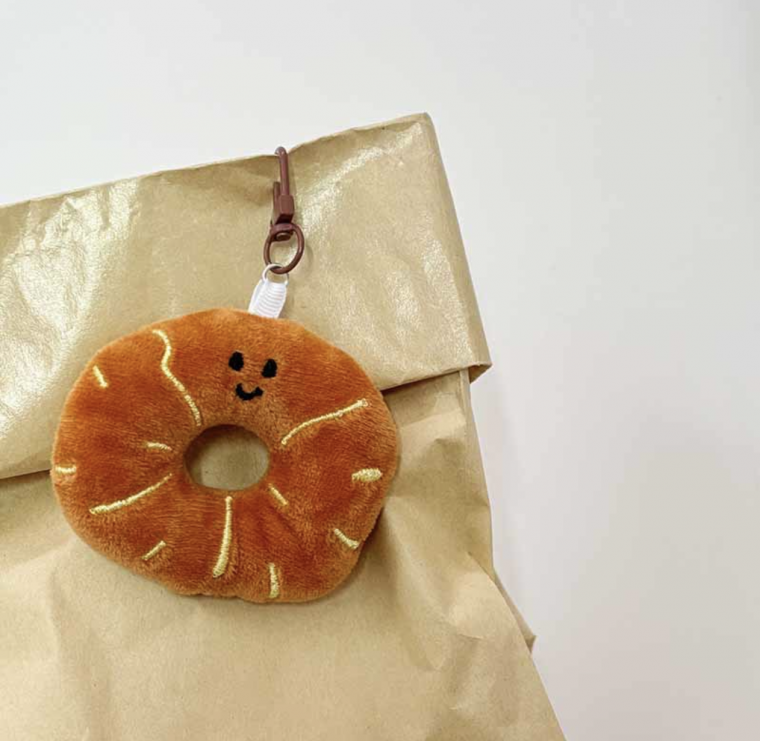 키링/베이글 빵 키링/빵 인형 키링/베이글모형키링/가방인형/봉제인형키링/음식키링/캐릭터키링/KEY-222223
