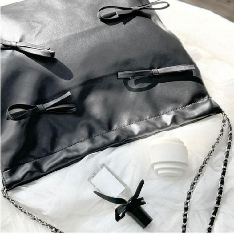 체인끈 리본 숄더백 세련된 패셔너블 가방