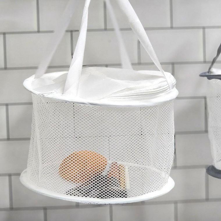 메이크업 브러쉬 건조 그물 가방